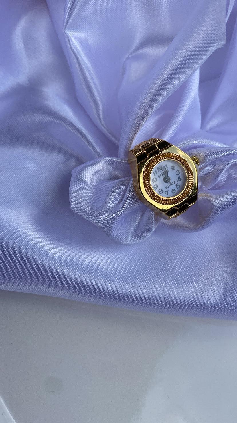Anello rings orologio