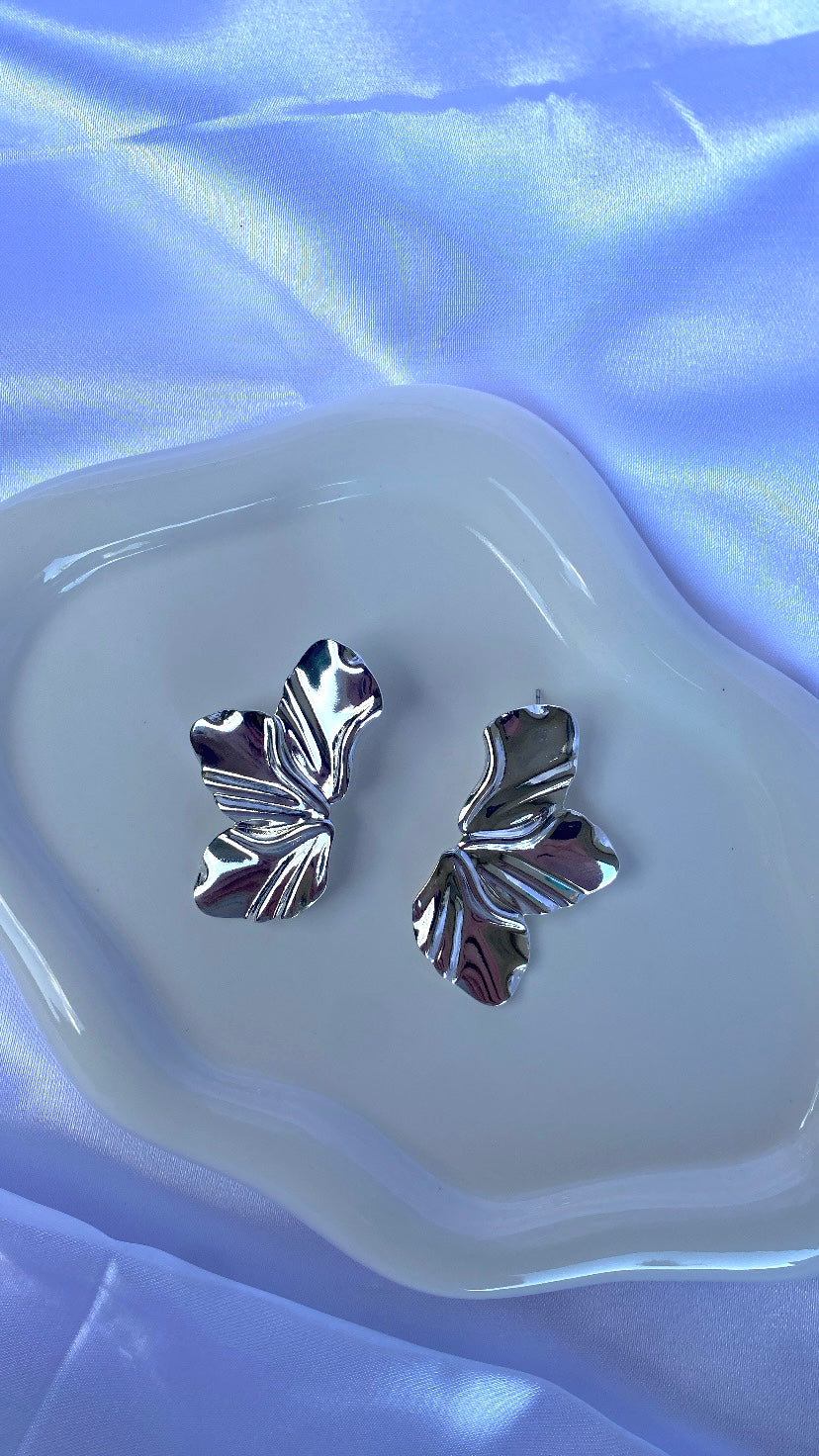 Orecchini Flowers Silver