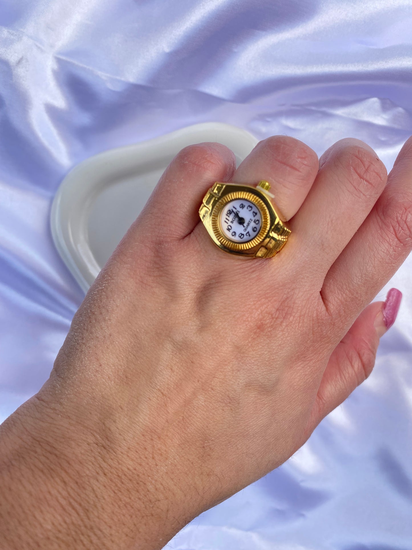 Anello rings orologio
