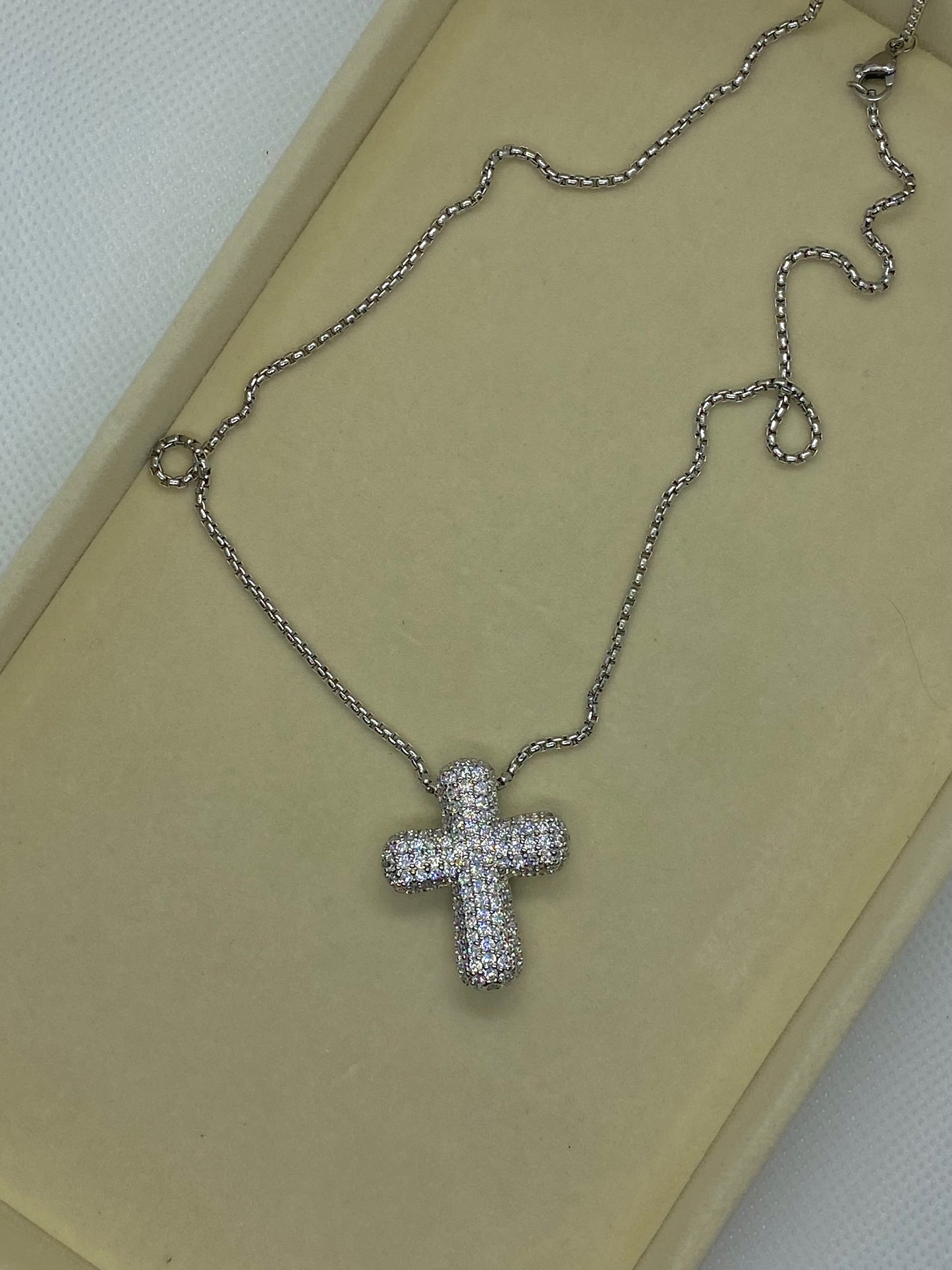 Collana Double-face Bubble Silver