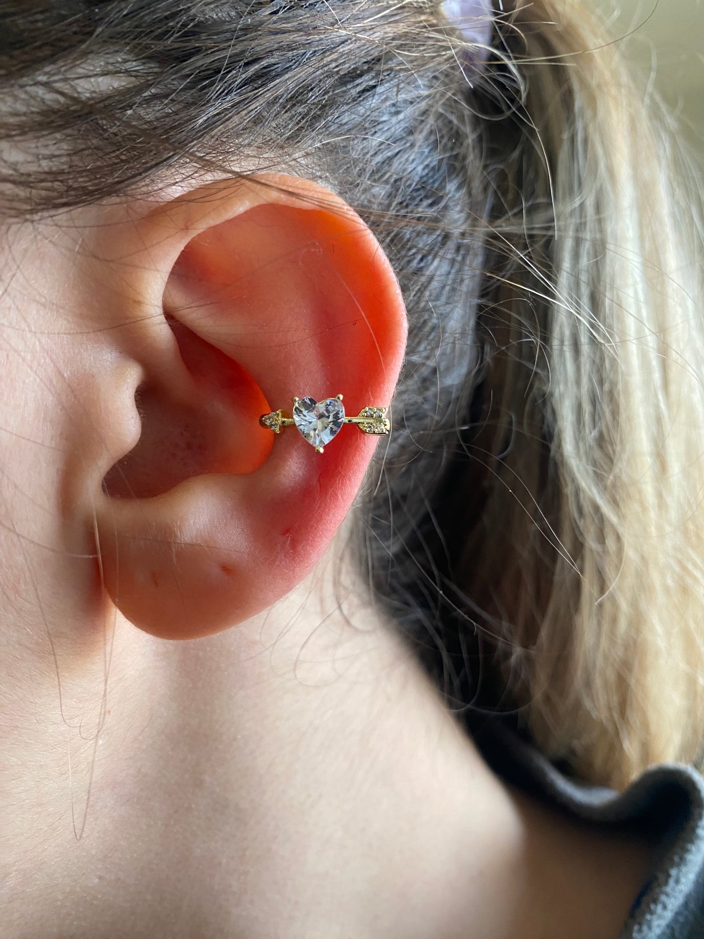 Earcuff cuoricino