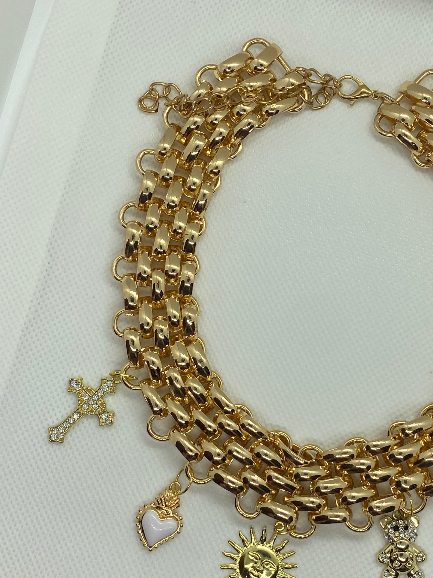 Girocollo rings personalizzato oro