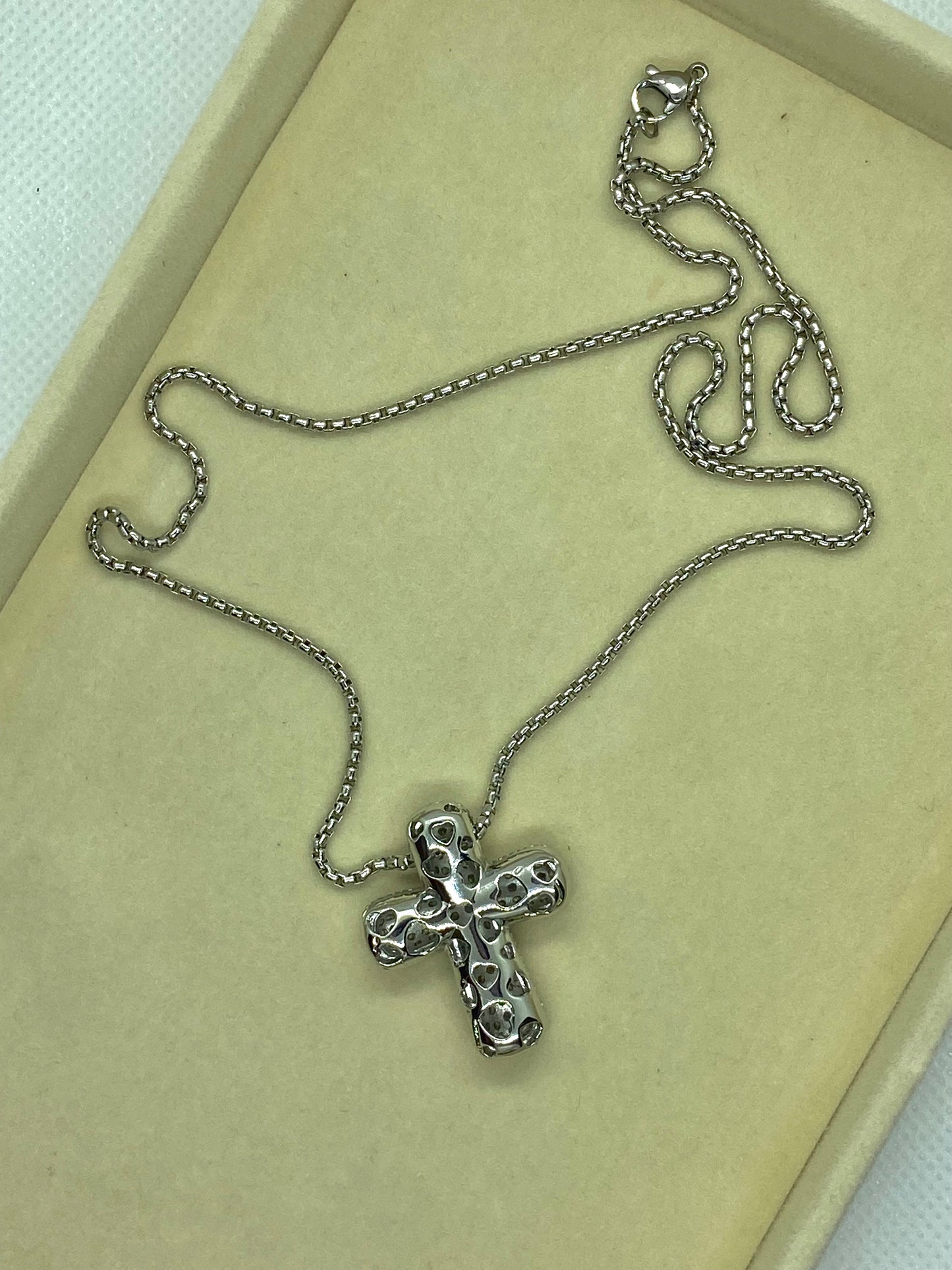 Collana Double-face Bubble Silver