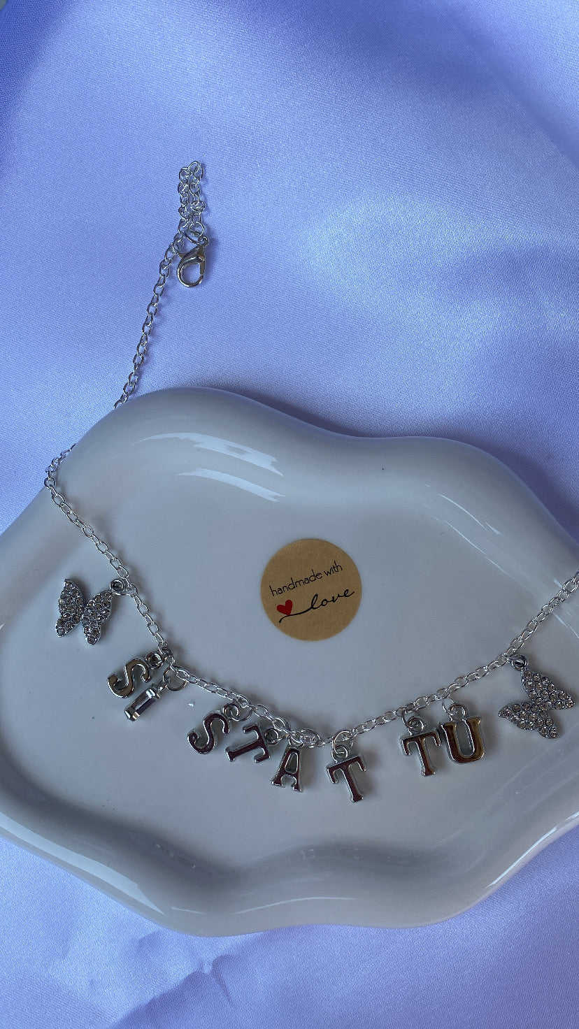 Collana si stat tu argento