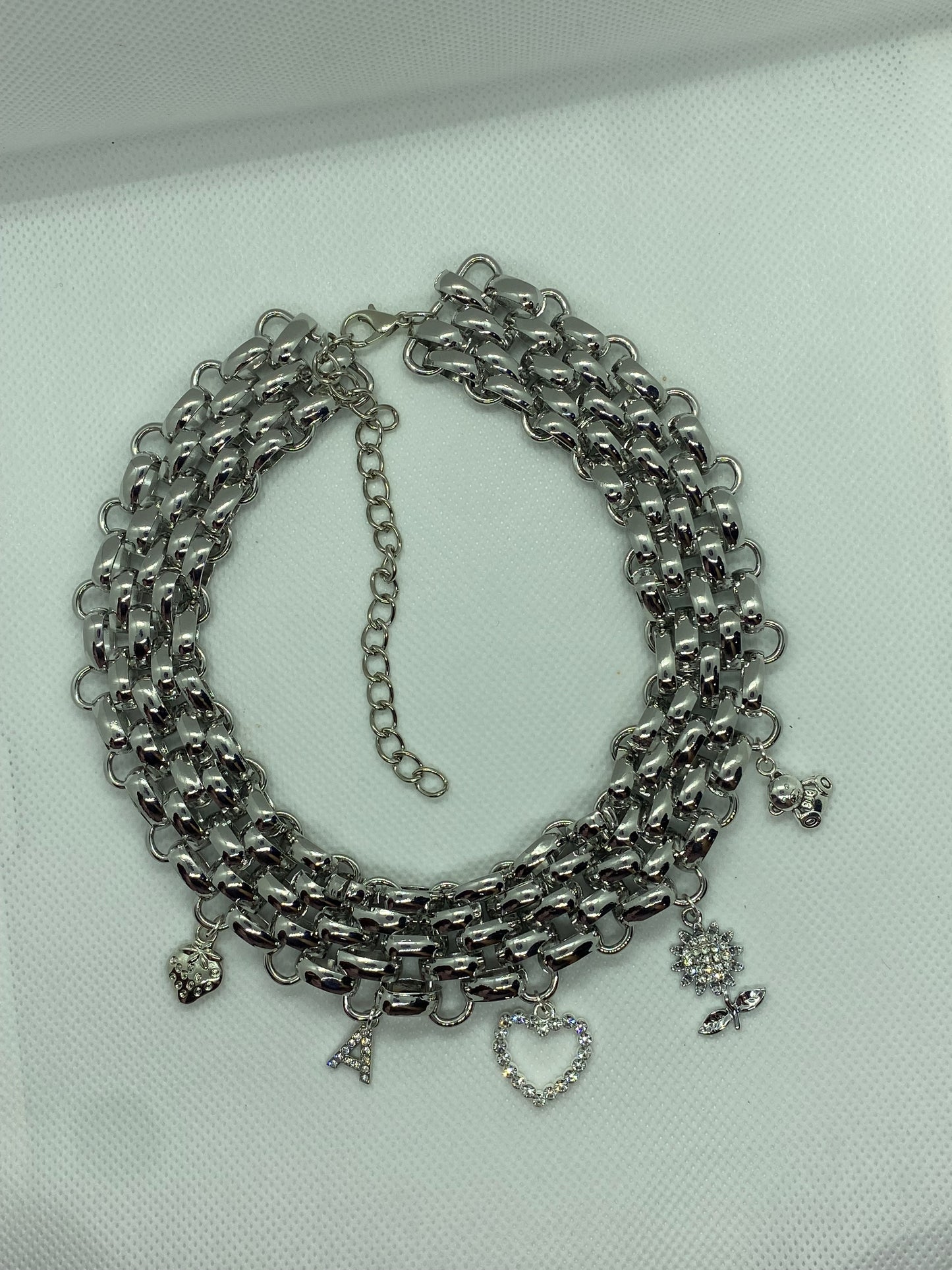 Girocollo rings personalizzato argento