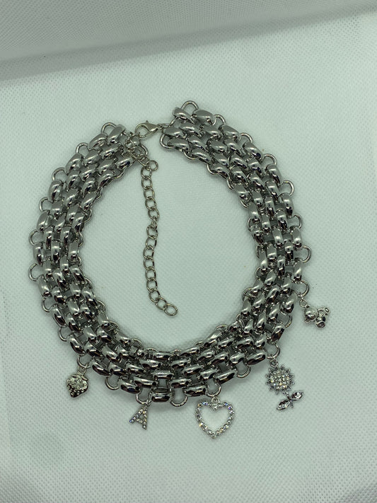 Girocollo rings personalizzato argento