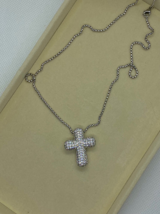 Collana Double-face Bubble Silver