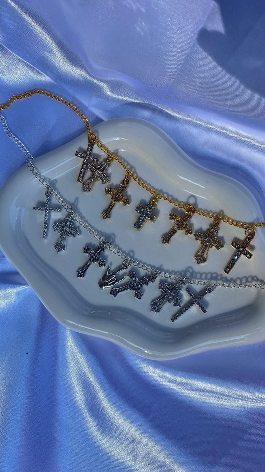 Collana mille croci Silver