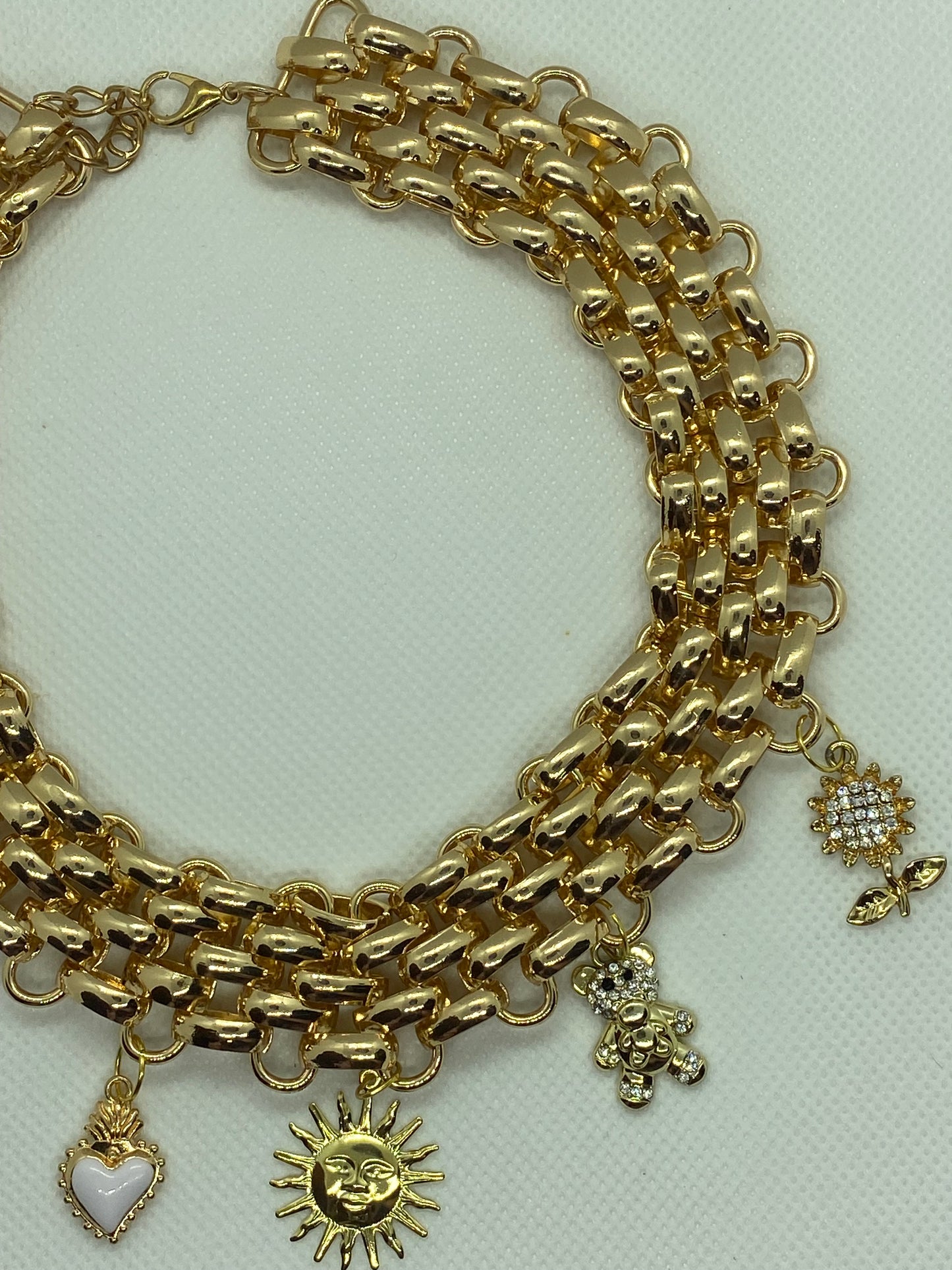 Girocollo rings personalizzato oro