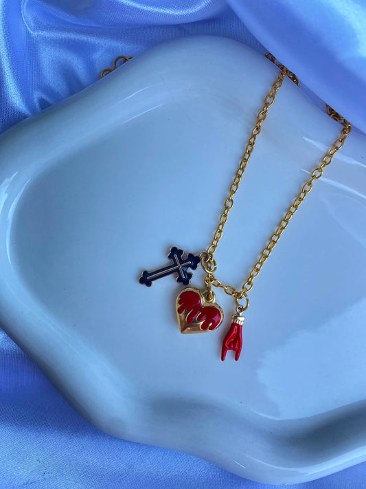 Collana tris di Charms